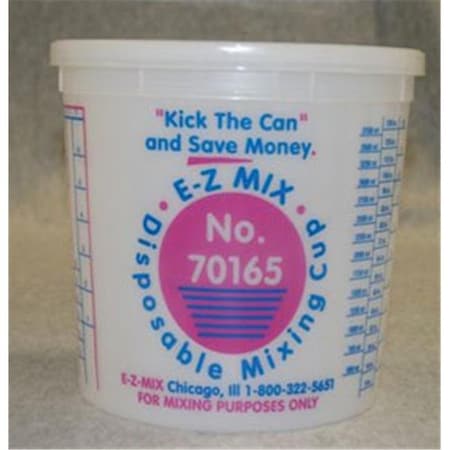 E-Z Mix E-Z Mix EMX-70165 5-Quart Plastic Mixing Cups; Box Of 25 EMX-70165